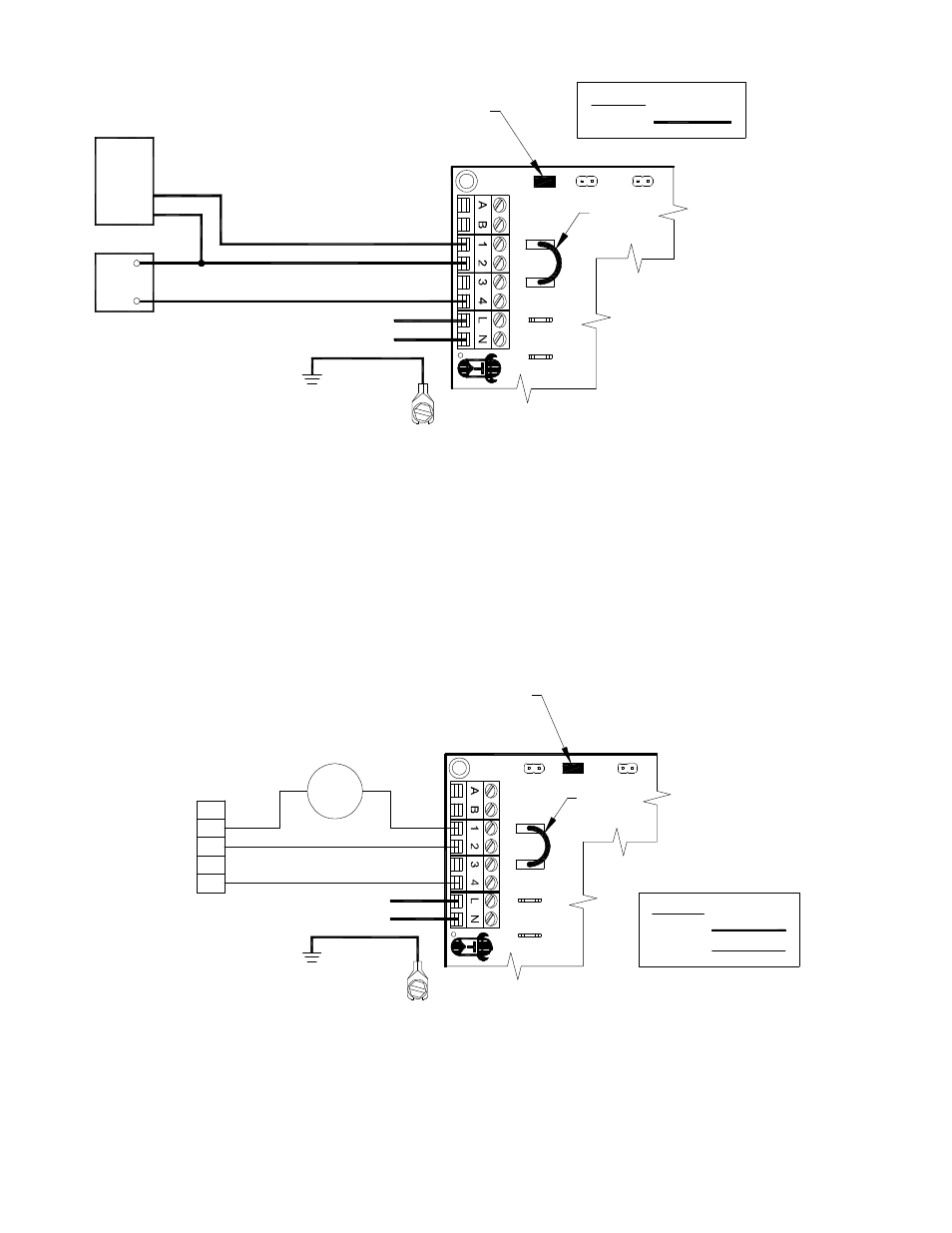 Uc1 universal control connected with an aquastat | Tjernlund HS3,4,5 Series with UC1 Universal Control (Version X.04) 8504111 Rev B 05/03 User Manual | Page 12 / 16