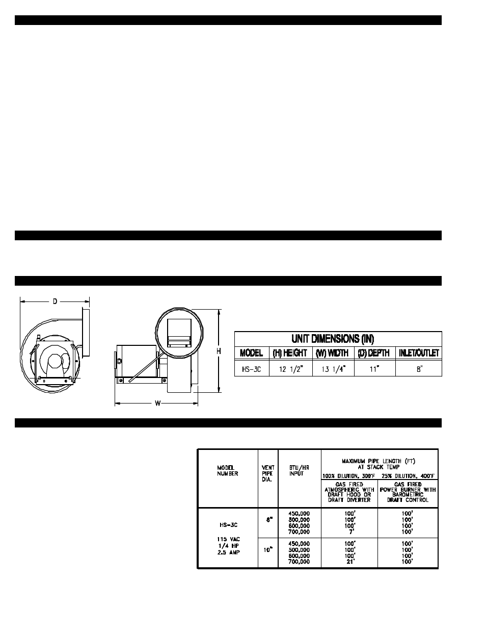 Tjernlund HS-3C Canadian 8504002 Rev 2 09/97 User Manual | Page 2 / 10