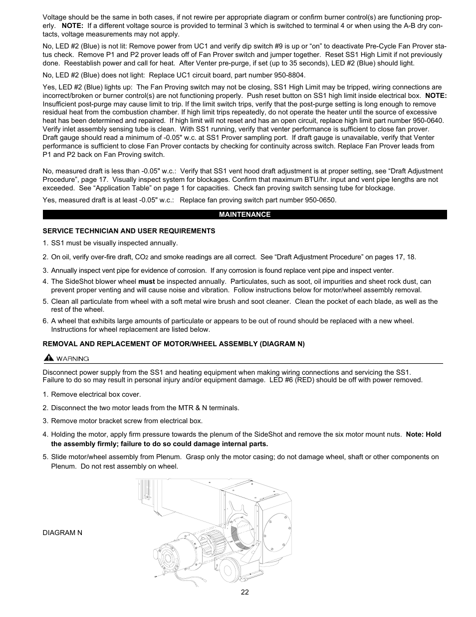 Tjernlund SS1 SideShot with UC1 Universal Control (Version X.06) 8504102 Rev D 07/05  User Manual | Page 25 / 26