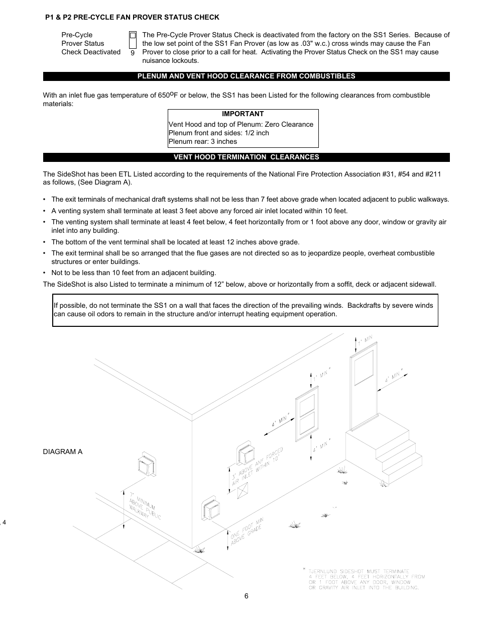 Tjernlund SS1 SideShot with UC1 Universal Control (Version X.06) 8504102 Rev D 07/05  User Manual | Page 9 / 26