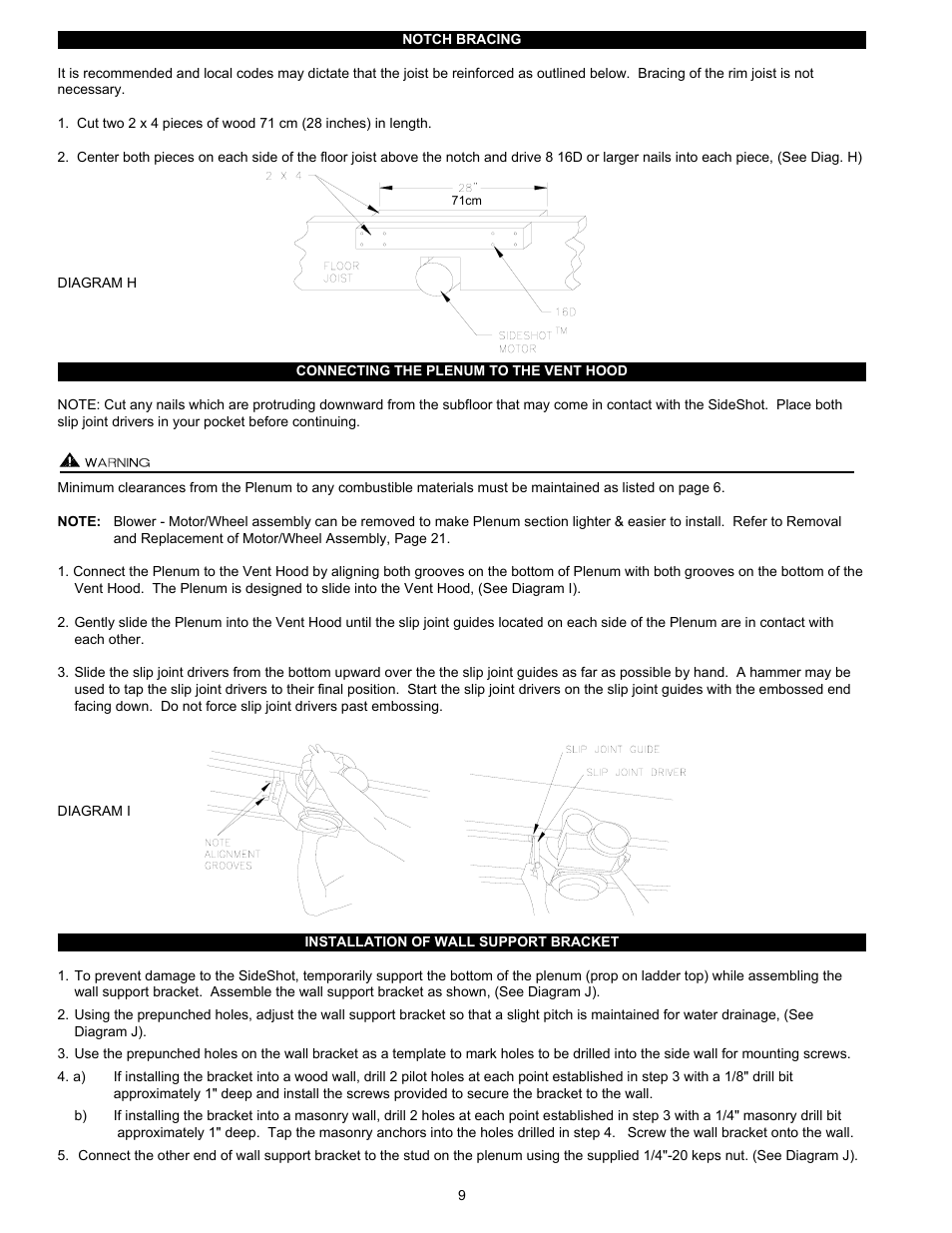 Tjernlund SS1C SideShot with UC1 Universal Control (Version X.06) 8504103 Rev D 07/05 User Manual | Page 12 / 26