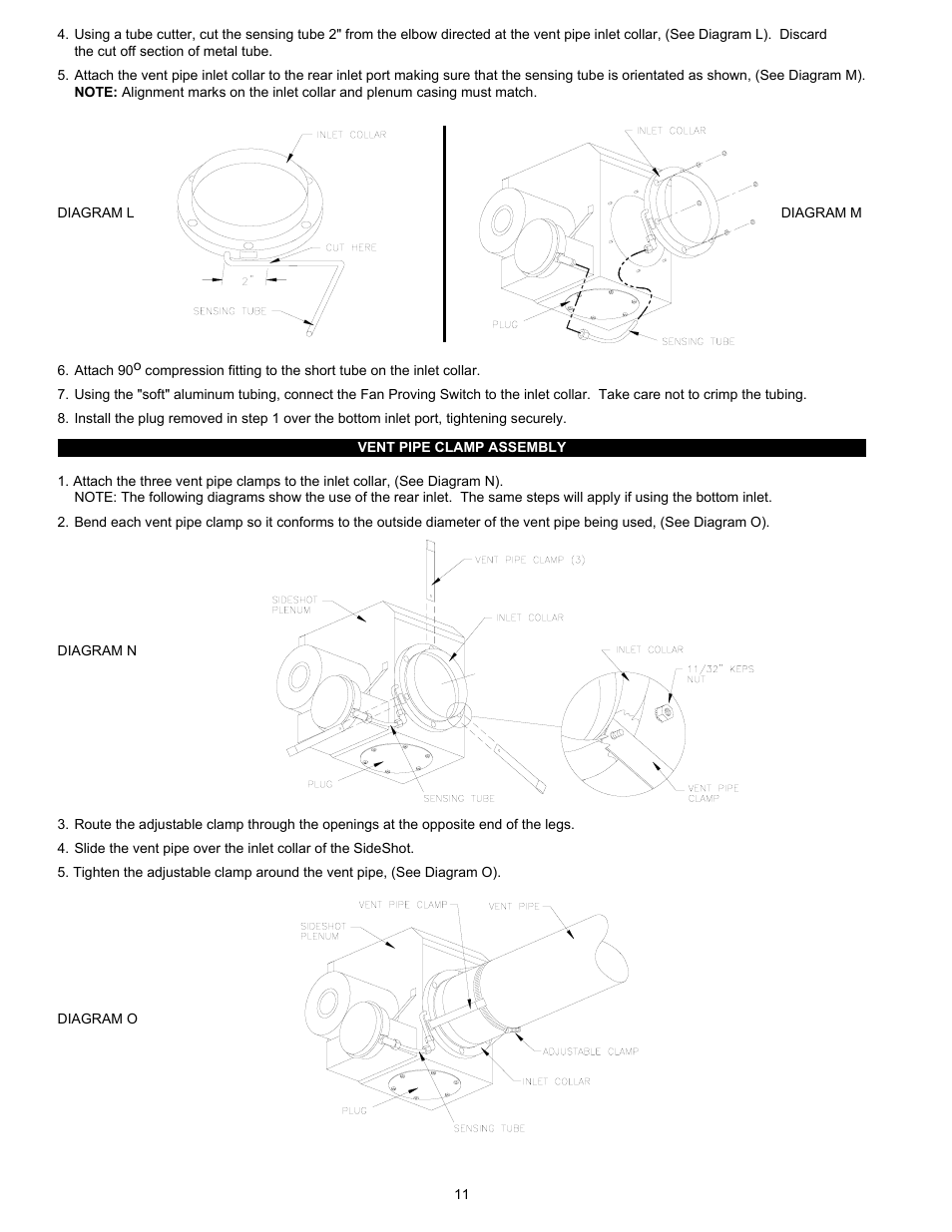 Tjernlund SS1C SideShot with UC1 Universal Control (Version X.06) 8504103 Rev D 07/05 User Manual | Page 14 / 26