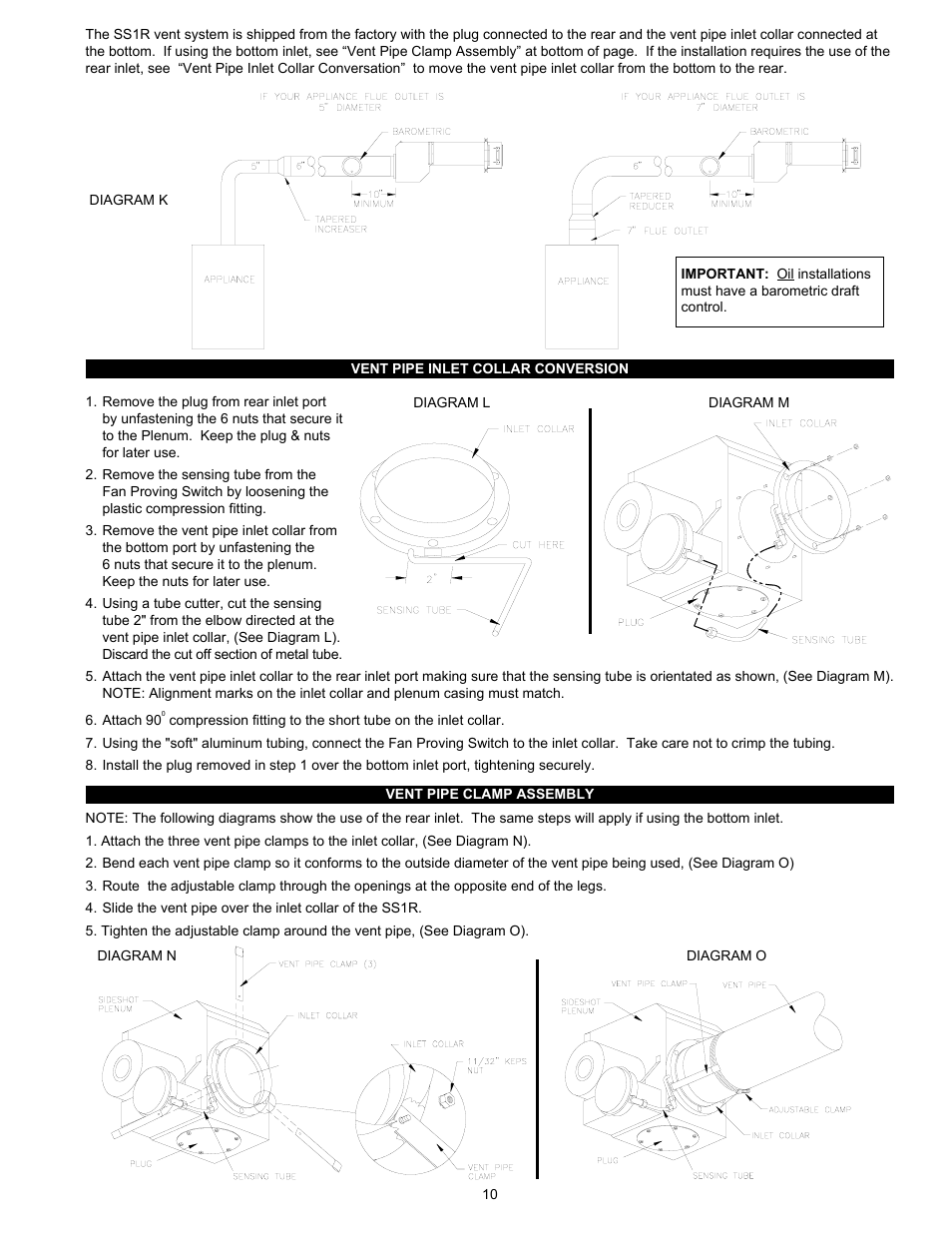 Tjernlund SS1R SideShot (Discontinued) with UC1 Universal Control (Version X.06) 8504117 Rev B 02/06 User Manual | Page 11 / 23