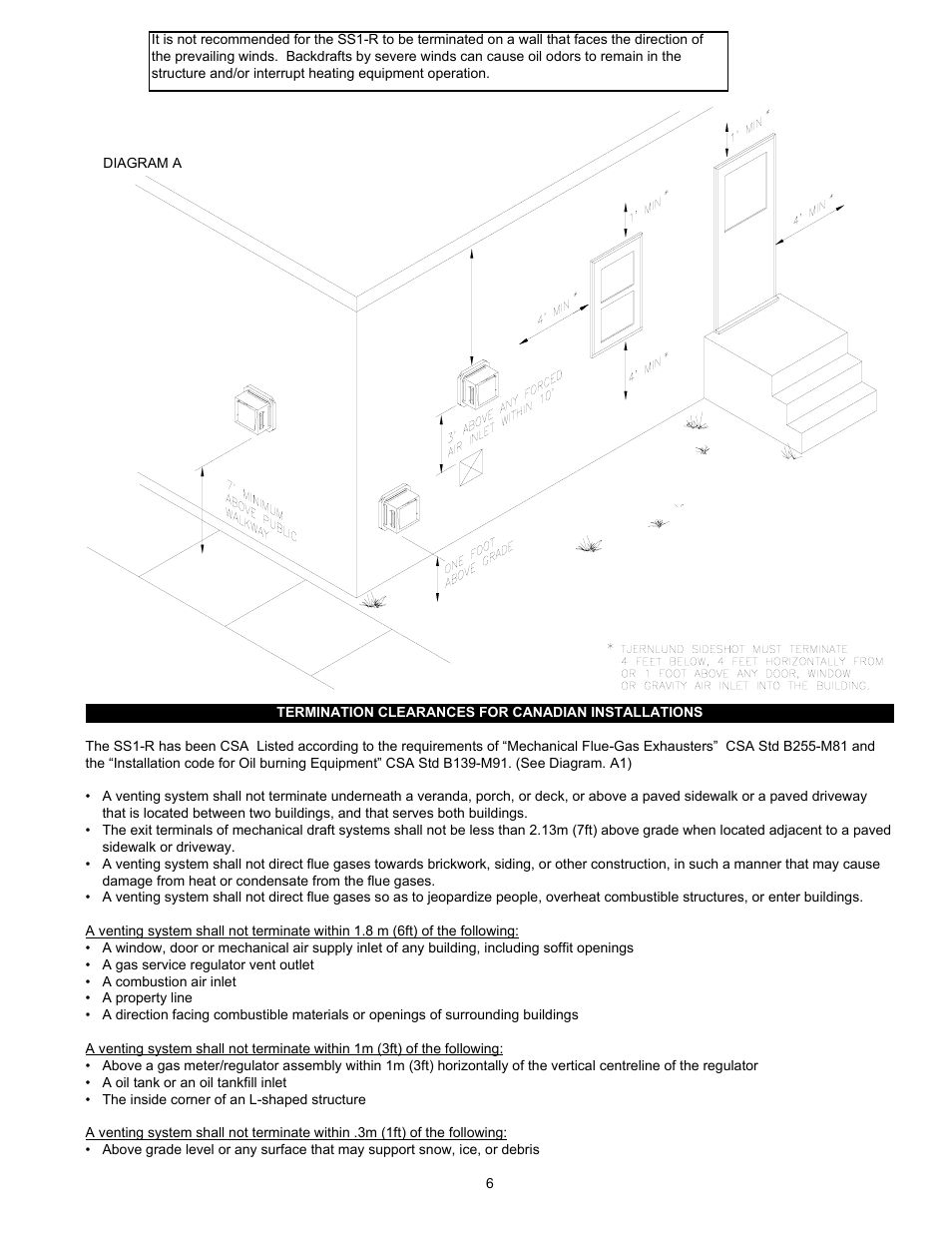 Tjernlund SS1R SideShot (Discontinued) with UC1 Universal Control (Version X.04) 8504117 Rev 02/04 User Manual | Page 7 / 20