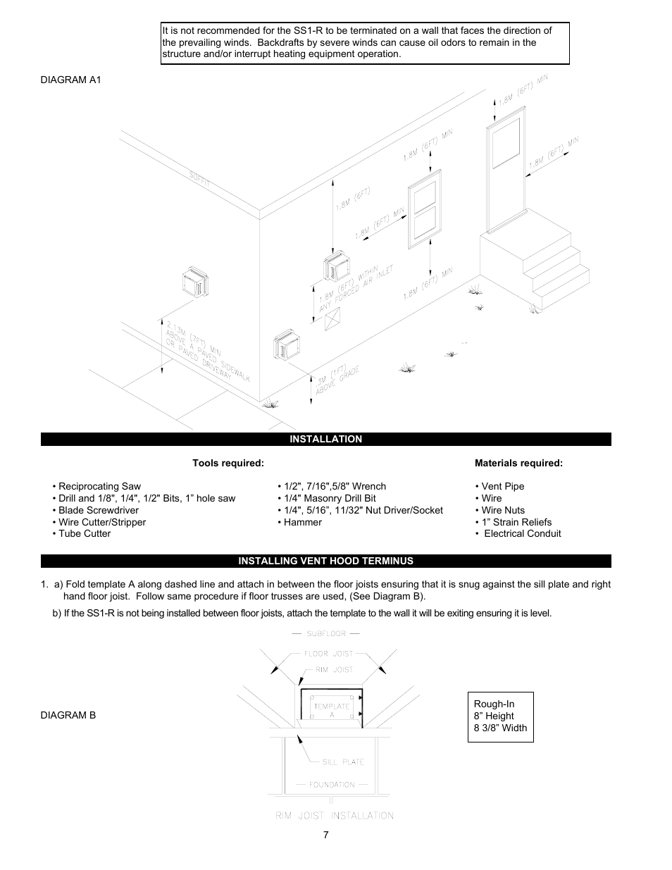 Tjernlund SS1R SideShot (Discontinued) with UC1 Universal Control (Version X.04) 8504117 Rev 02/04 User Manual | Page 8 / 20