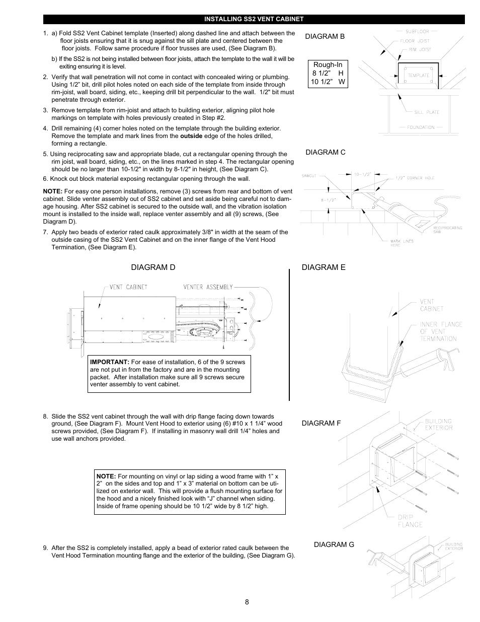 Tjernlund SS2 SideShot with UC1 Universal Control (Version X.06) 8504105 Rev C 07/05 User Manual | Page 11 / 22