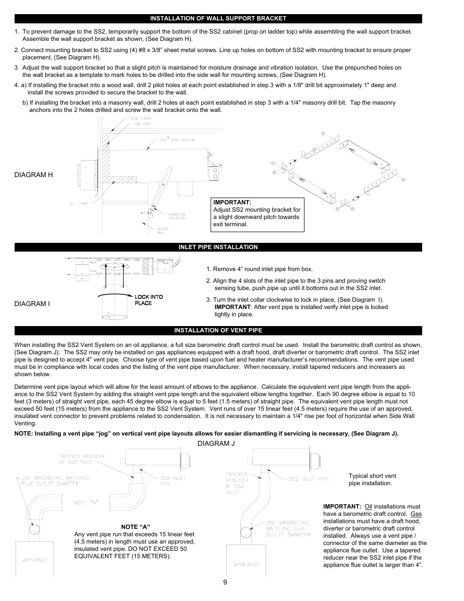 Tjernlund SS2 SideShot with UC1 Universal Control (Version X.06) 8504105 Rev C 07/05 User Manual | Page 12 / 22