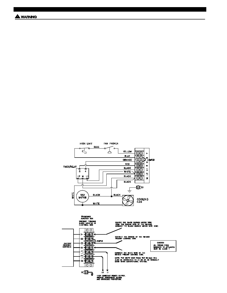 Tjernlund SS2 SideShot (Discontinued Version - Pre UC1 Universal Control) 8504063 Rev B 11/99 User Manual | Page 10 / 18