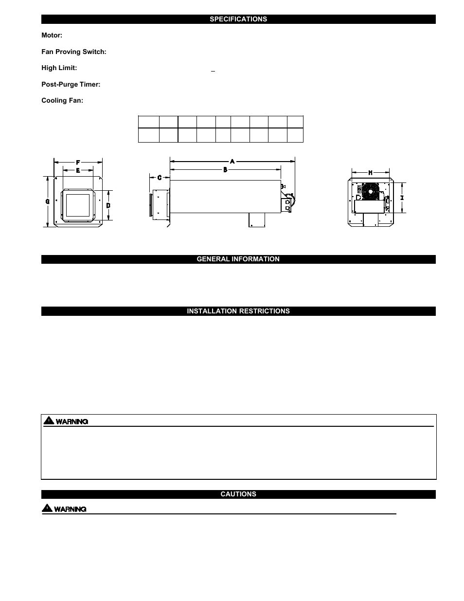 Tjernlund SS2G SideShot (Discontinued) 8504075 Rev 1 11/98 User Manual | Page 3 / 14