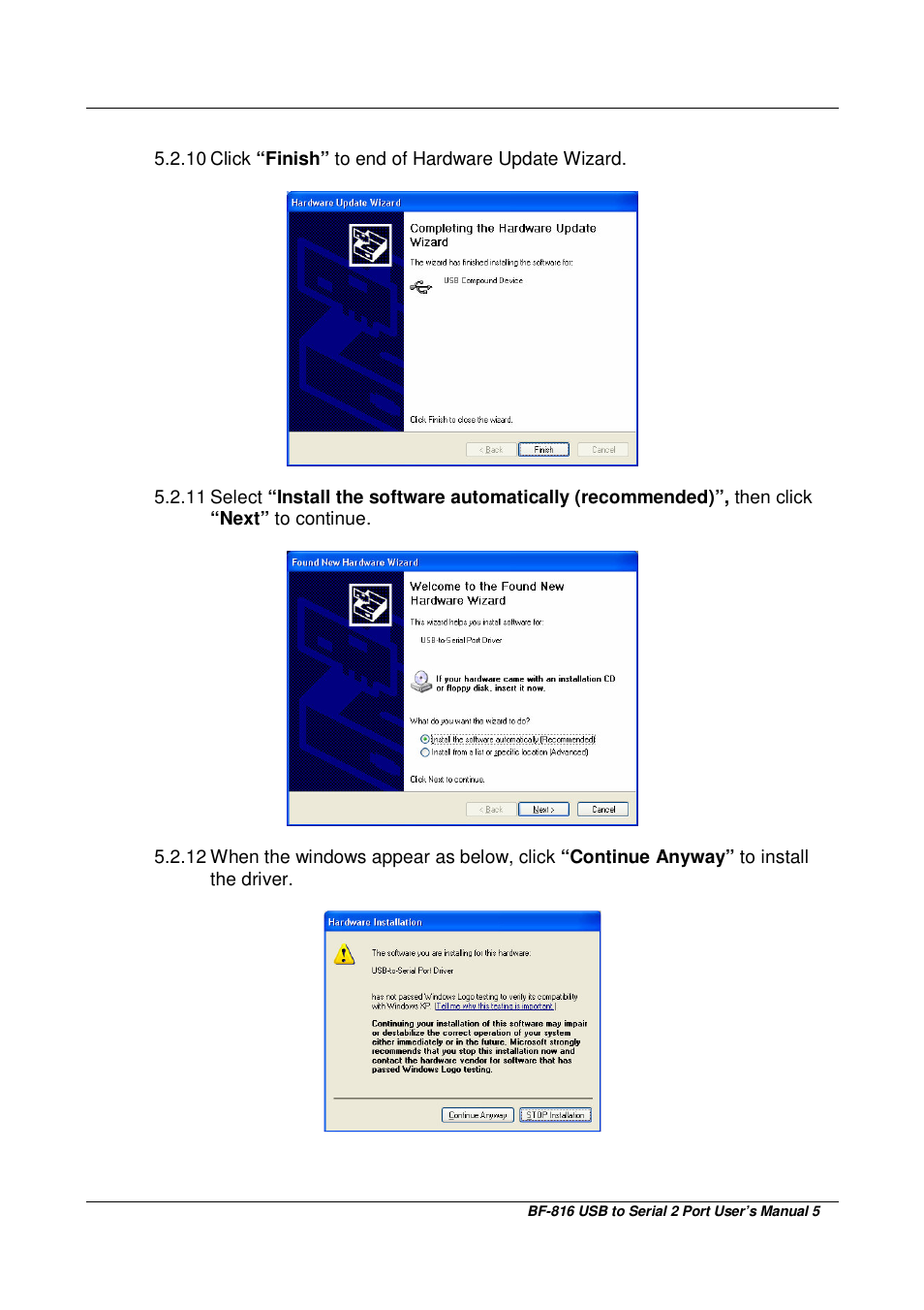 Bafo Technologies BF-816 User Manual | Page 5 / 12