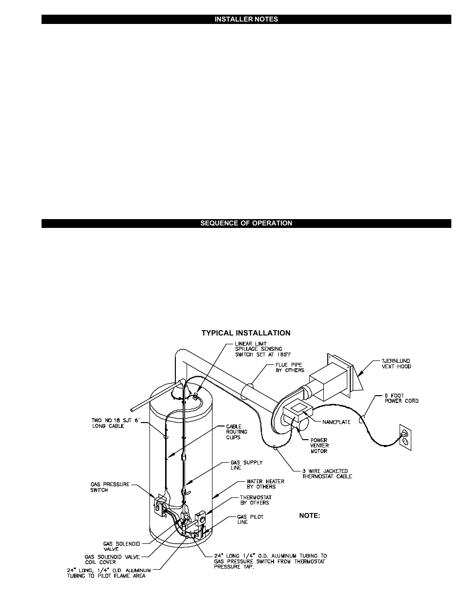 Tjernlund VP-2, VP-3 (Discontinued) 8504025 Rev A 01/00  User Manual | Page 3 / 15