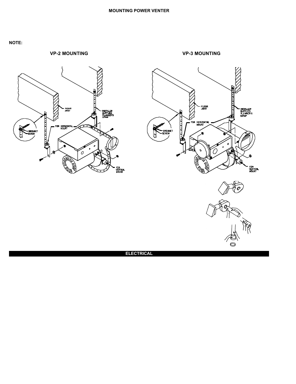 Tjernlund VP-2, VP-3 (Discontinued) 8504025 Rev A 01/00  User Manual | Page 8 / 15