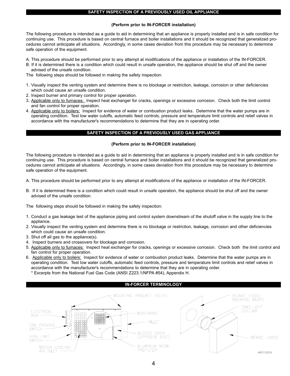 Tjernlund PAI-3,4,5,6,7 Commercial Combustion Air In-Forcer 8504036 Rev A 05/01 User Manual | Page 5 / 16