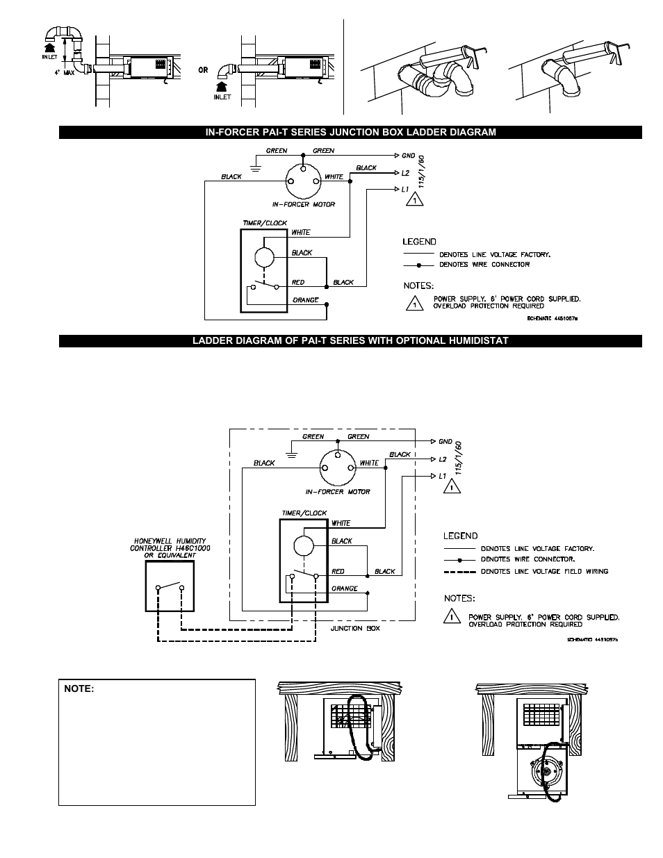 Tjernlund PAI-2T Fresh Air In-Forcer (Discontinued) 8504039 Rev A 06/00 User Manual | Page 9 / 15