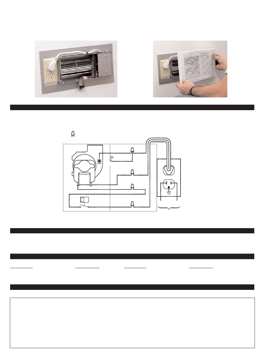 Aireshare, Model as1p factory wiring | Tjernlund AS1P AireShare Room-to-Room Ventilator Rev A 02/08 8504137 User Manual | Page 4 / 4