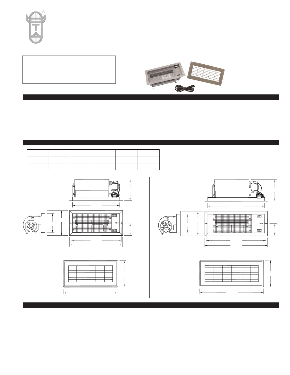 Tjernlund RB12 Register Booster Fans 8504170 User Manual | 2 pages