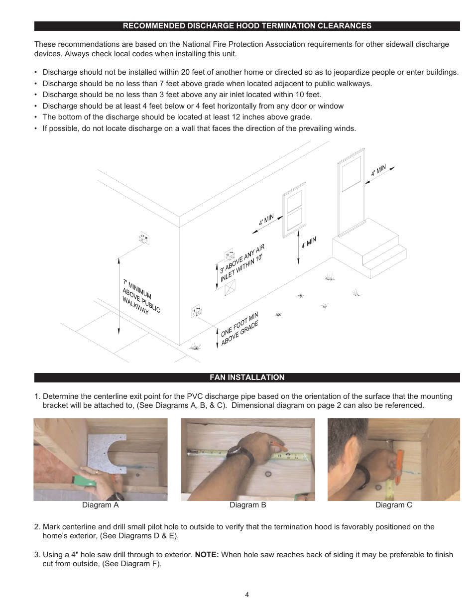 Tjernlund RMS160 Radon Vac 8504183 User Manual | Page 4 / 7