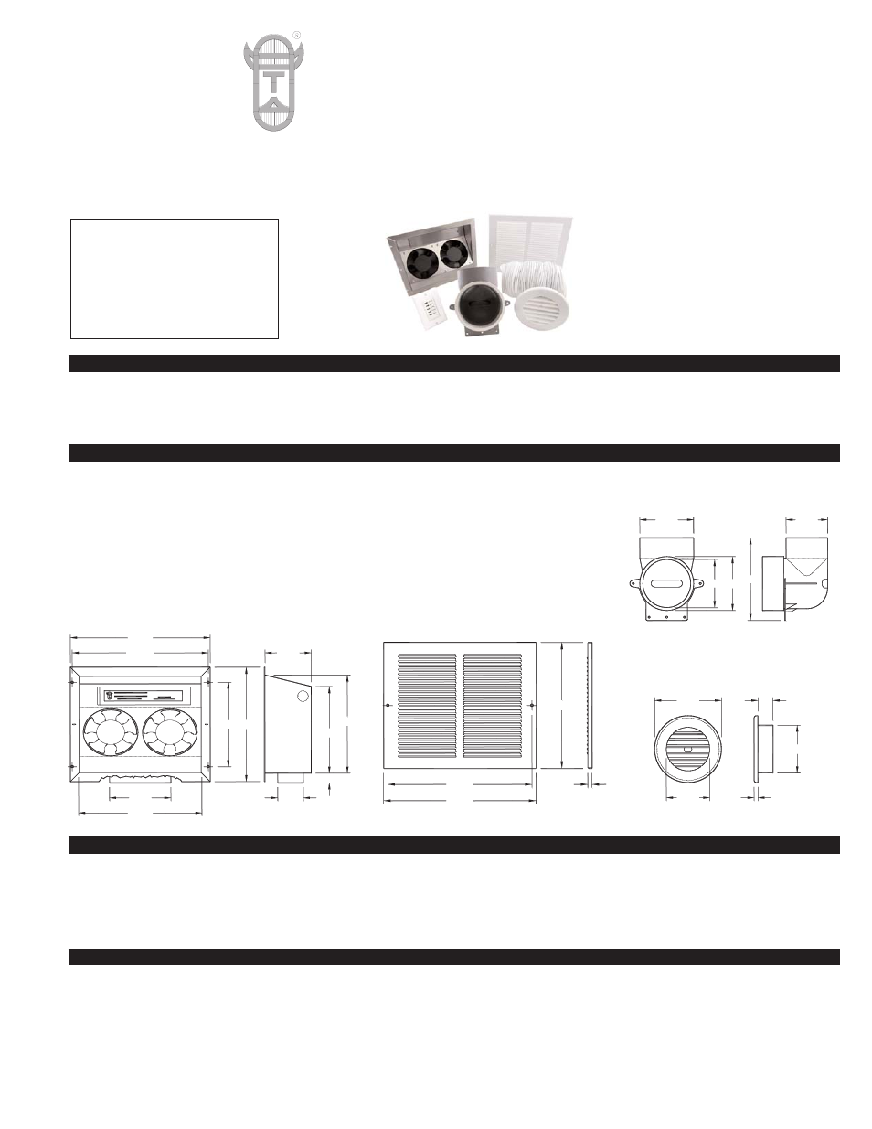 Tjernlund SD140 Sure Dry Shower Drying System 8504188 User Manual | 4 pages