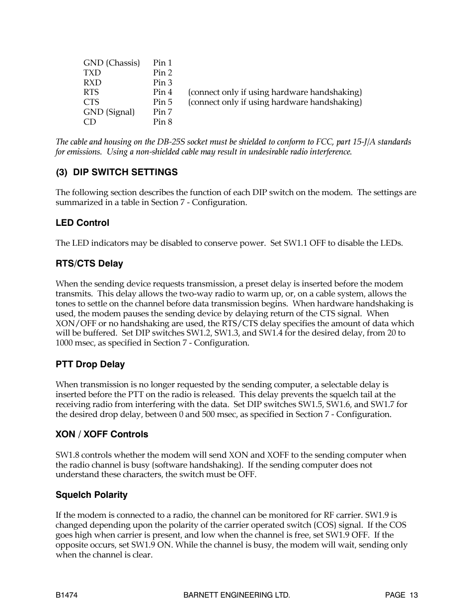 Barnett Engineering B1474 User Manual | Page 14 / 26