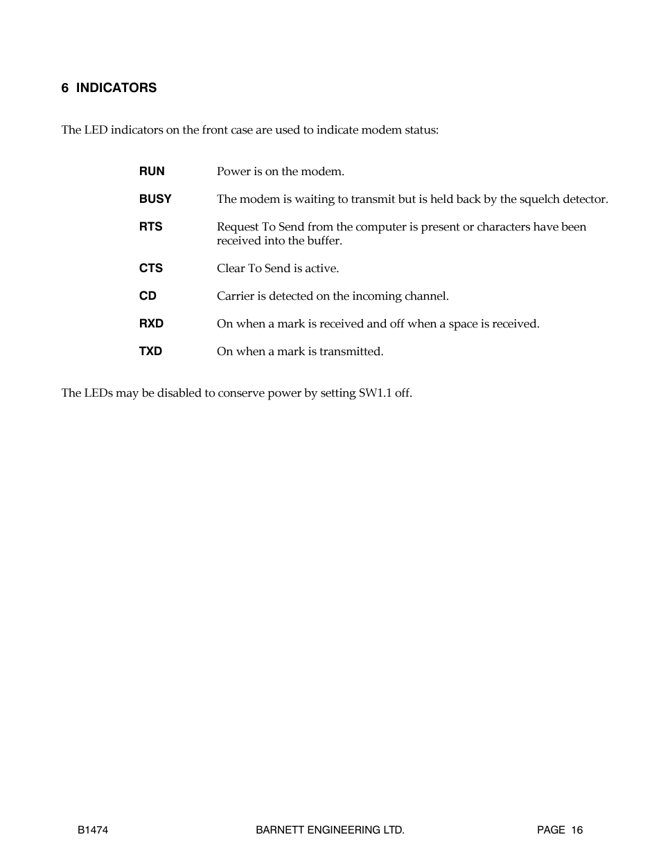 Barnett Engineering B1474 User Manual | Page 17 / 26