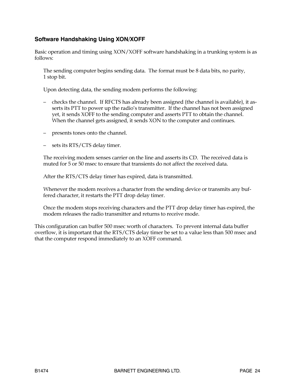 Barnett Engineering B1474 User Manual | Page 25 / 26