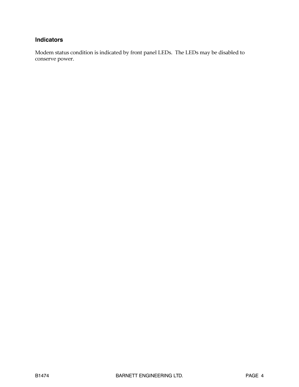 Barnett Engineering B1474 User Manual | Page 5 / 26