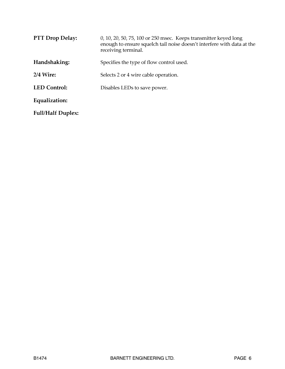 Barnett Engineering B1474 User Manual | Page 7 / 26