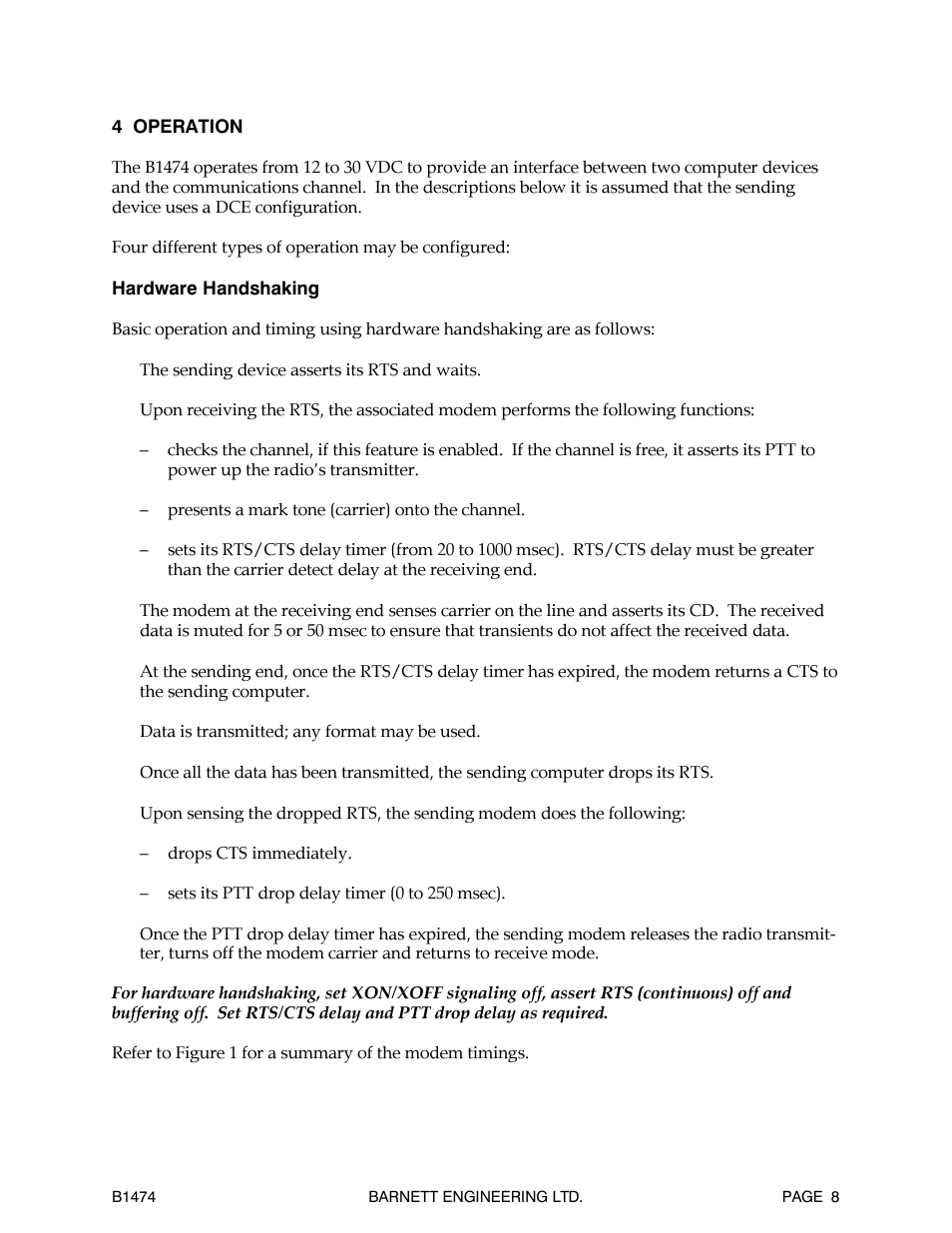 Barnett Engineering B1474 User Manual | Page 9 / 26