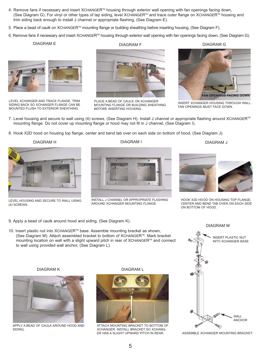 Tjernlund X2D XCHANGER Reversible Basement Fan 8504164 Rev C 07/14 User Manual | Page 6 / 8