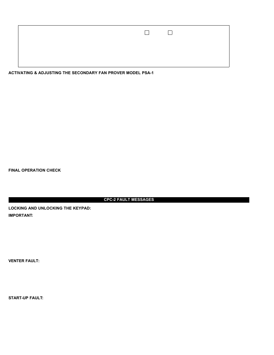 Tjernlund CPC-2 Constant Pressure Controller (Discontinued) 8504091 Rev A 03/01 User Manual | Page 12 / 17