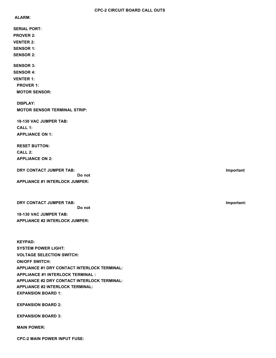 Tjernlund CPC-2 Constant Pressure Controller (Discontinued) 8504091 Rev A 03/01 User Manual | Page 6 / 17