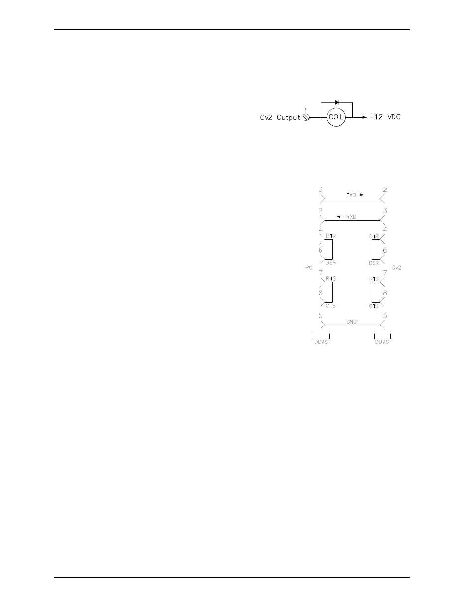 Output port, Configuration port connection | Barnett Engineering PRO TALK CV2 User Manual | Page 20 / 61