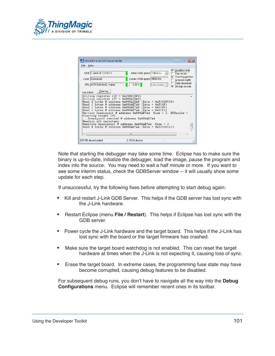 ThingMagic Mercury xPRESS Platform v1.7 User Manual | Page 101 / 144