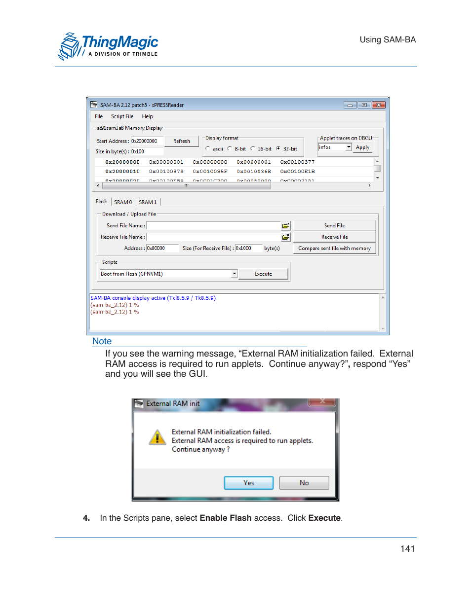 ThingMagic Mercury xPRESS Platform v1.7 User Manual | Page 141 / 144
