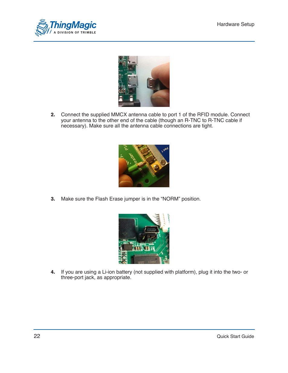 ThingMagic Mercury xPRESS Platform v1.7 User Manual | Page 22 / 144