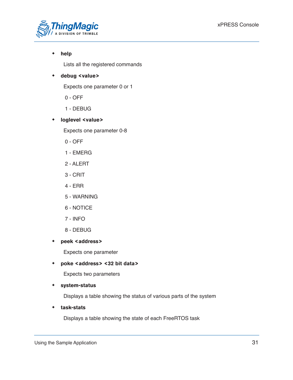 ThingMagic Mercury xPRESS Platform v1.7 User Manual | Page 31 / 144