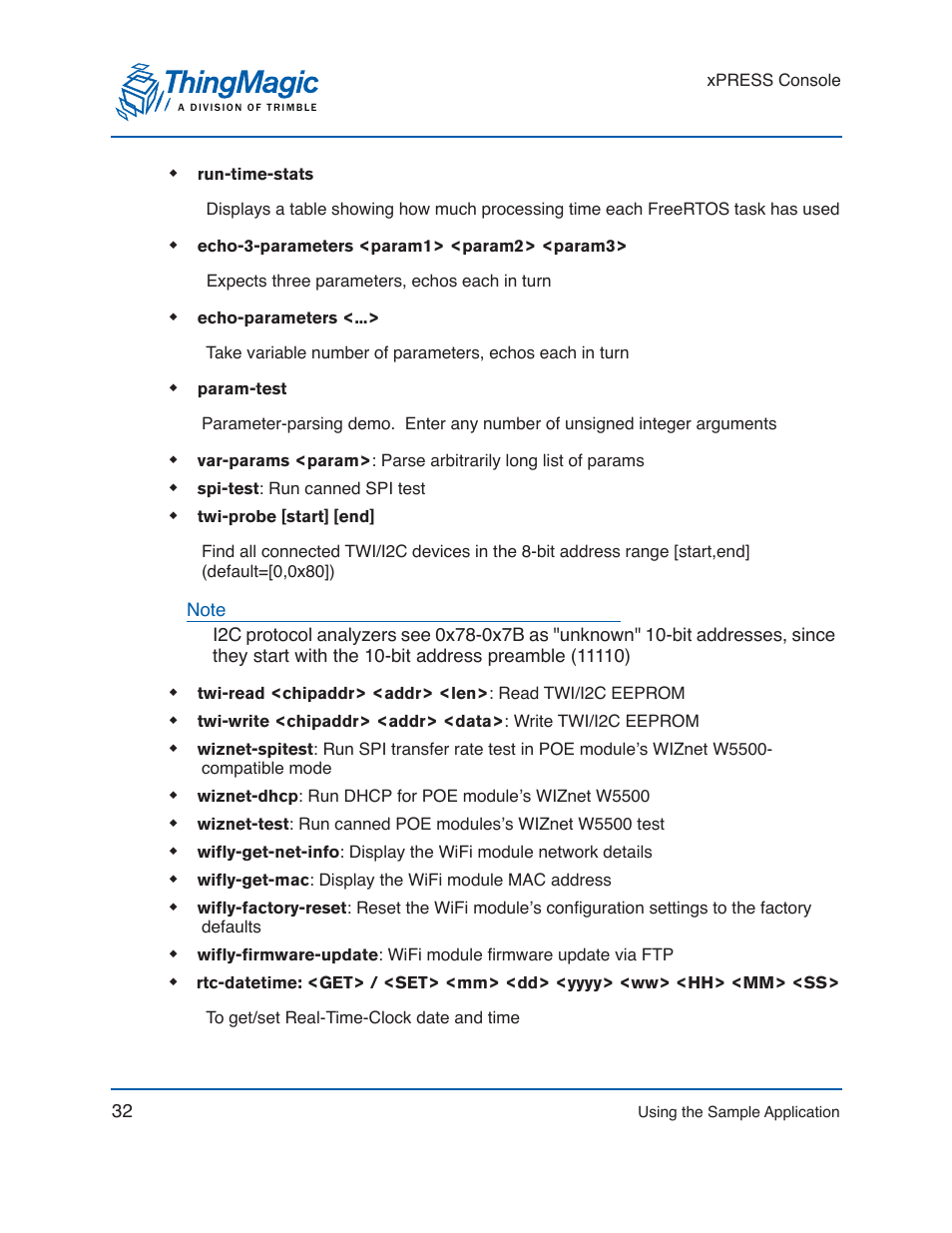 ThingMagic Mercury xPRESS Platform v1.7 User Manual | Page 32 / 144