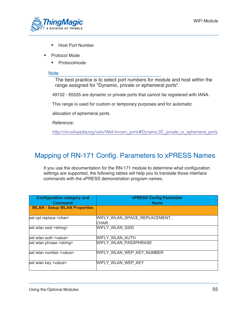 ThingMagic Mercury xPRESS Platform v1.7 User Manual | Page 55 / 144