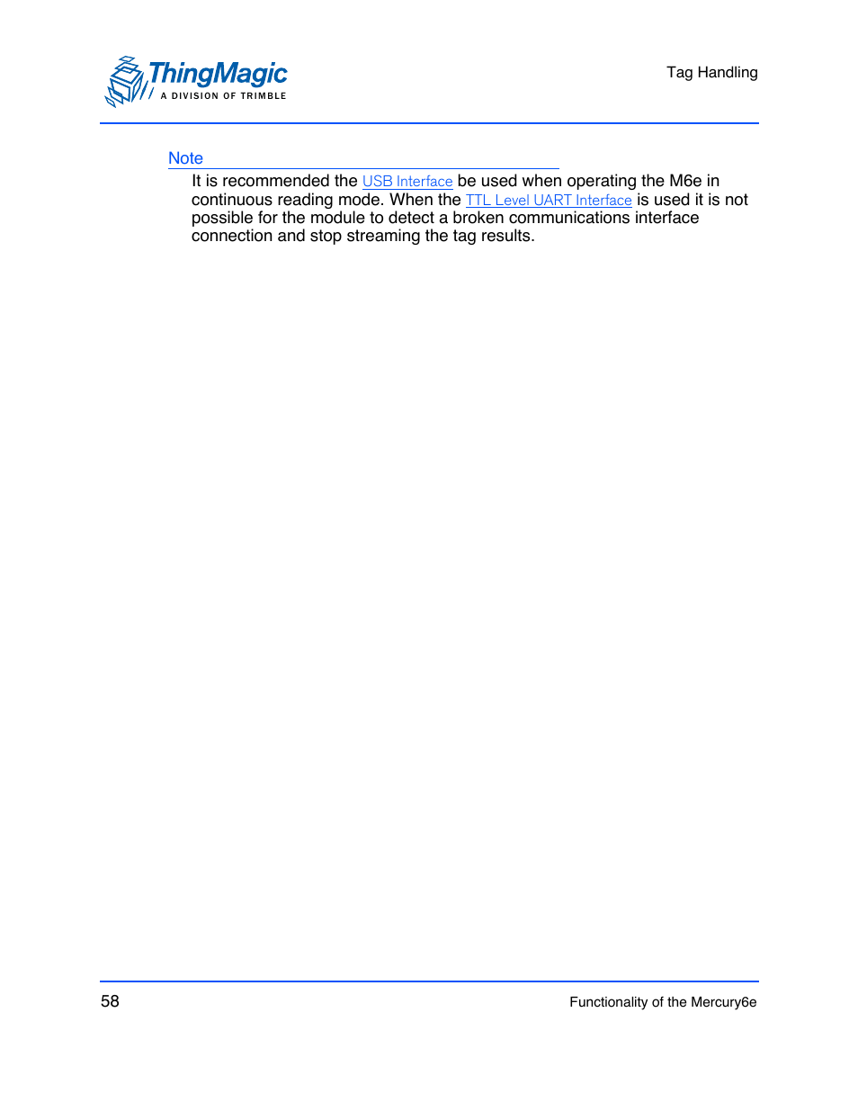 ThingMagic M6e User Manual | Page 58 / 100