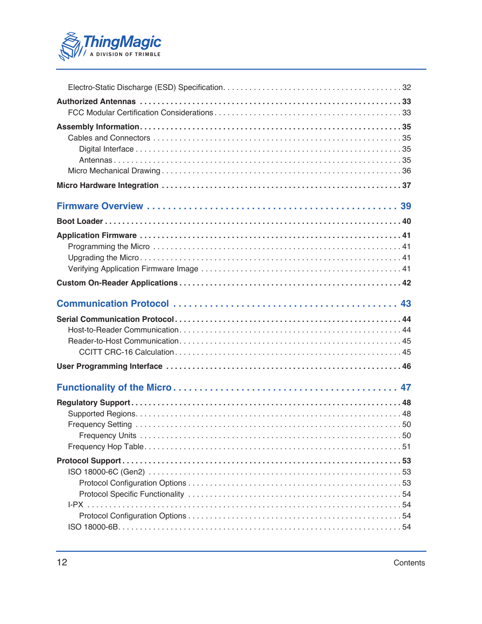 ThingMagic Micro Hardware User Manual | Page 12 / 105