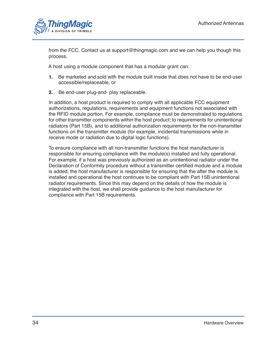 ThingMagic Micro Hardware User Manual | Page 34 / 105