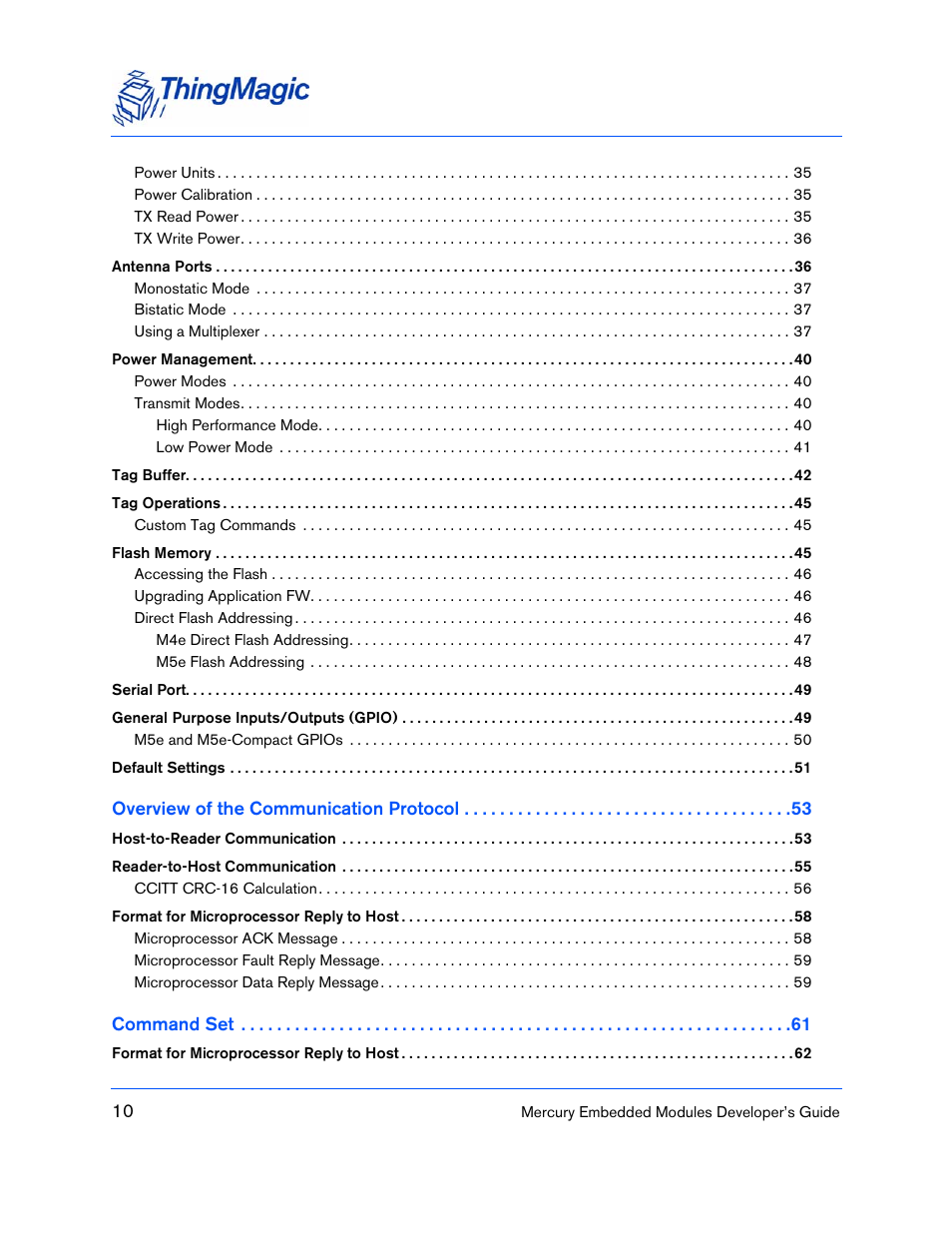 ThingMagic M5e-Compact User Manual | Page 10 / 252