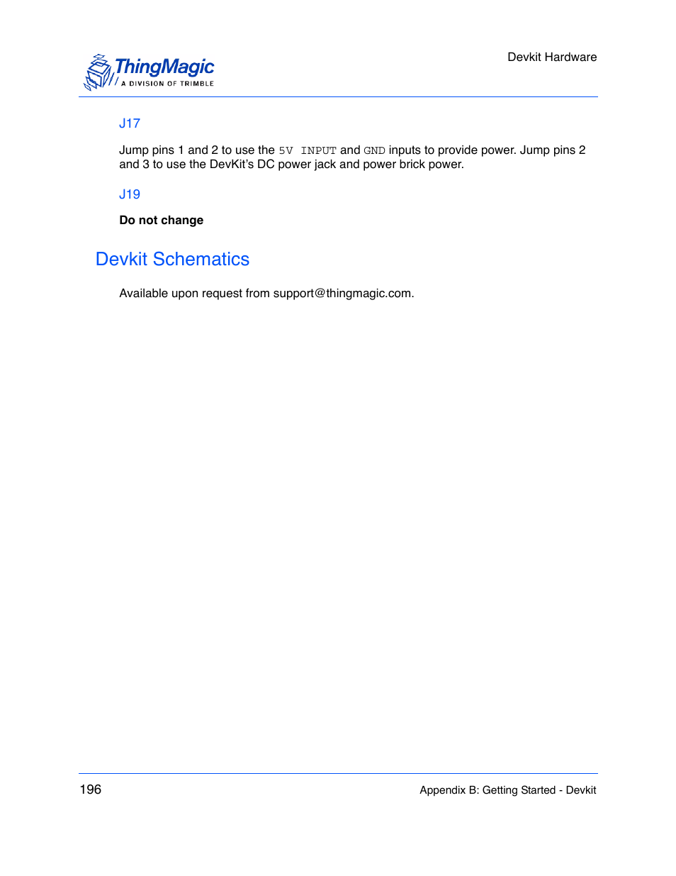 Devkit schematics | ThingMagic M5e-Compact User Manual | Page 196 / 252