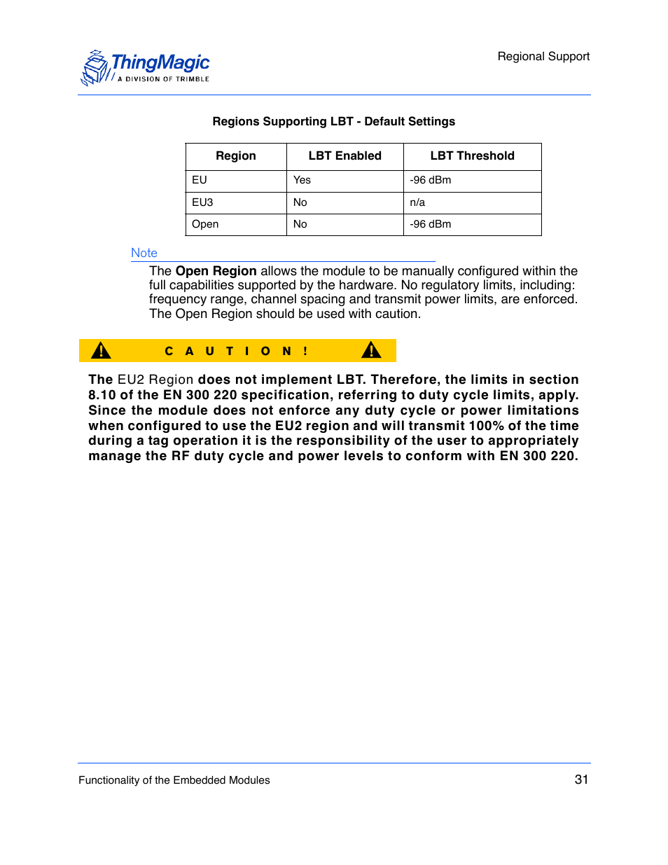 ThingMagic M5e-Compact User Manual | Page 31 / 252