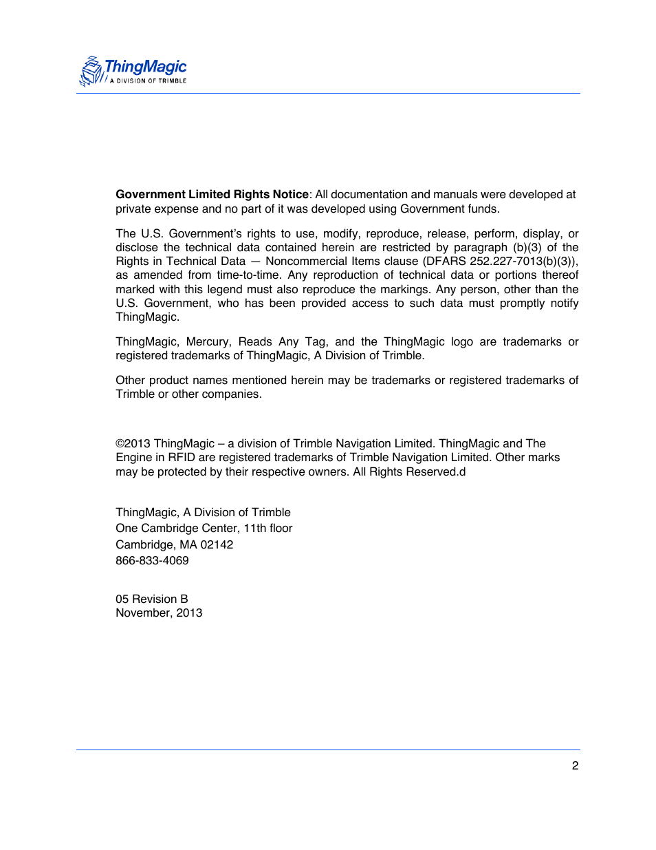 ThingMagic Astra-EX User Manual | Page 2 / 90