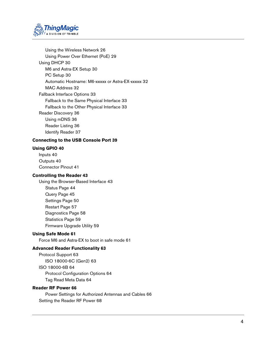 ThingMagic Astra-EX User Manual | Page 4 / 90