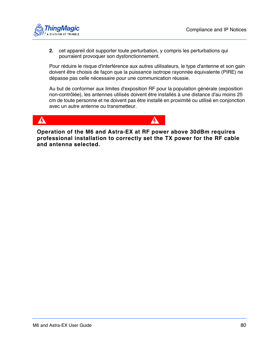 ThingMagic Astra-EX User Manual | Page 80 / 90