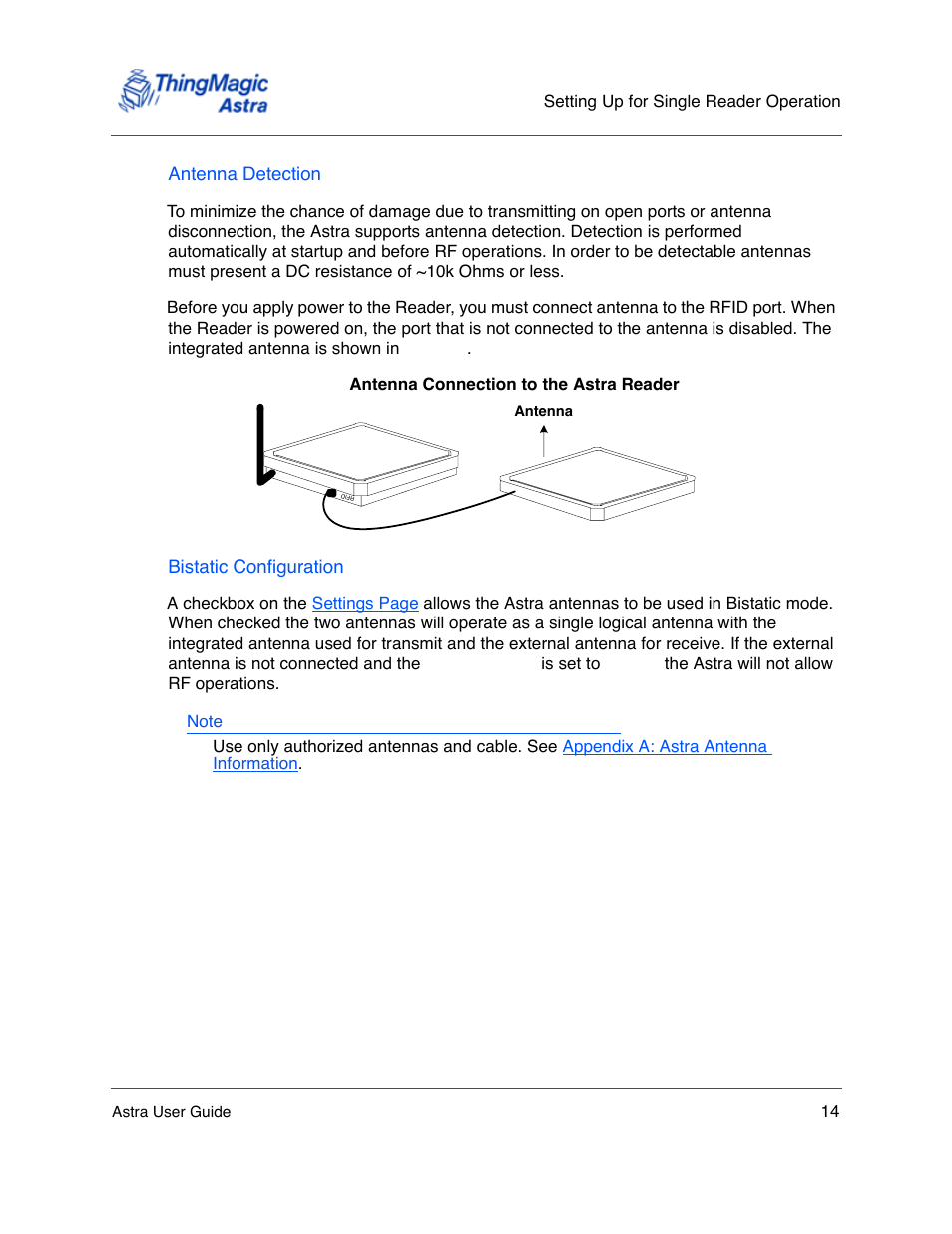ThingMagic Astra User Manual | Page 14 / 75