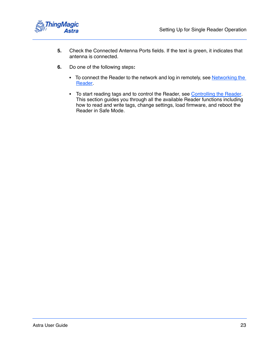 ThingMagic Astra User Manual | Page 23 / 75