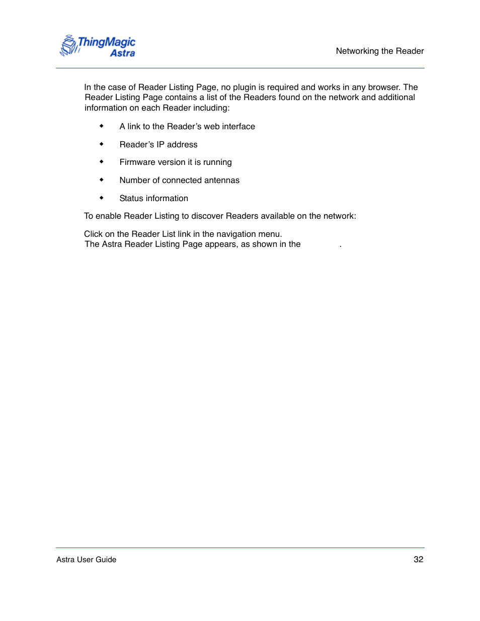 ThingMagic Astra User Manual | Page 32 / 75